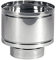 Antivento a botte con attacco tondo maschio in acciaio inox AISI 304 5/10 comignolo fumaiolo stufa camino diverse misure di diametro (Ø 300)