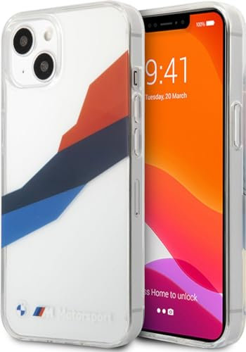 BMW BMHCP13SSKTGT hülle für iPhone 13 Mini 5,4 transparent Motorsport Tricolor