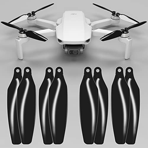 Master Airscrew Stealth Propeller für DJI Mini 2/2 SE/SE & Mini 4K - Schwarz, 4 Propeller im Set