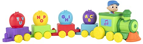 CoComelon CMW0337 - Mitsing-Buchstabenzug mit Musik und exklusiver JJ Spielfigur, offizielle deusche Sprachversion
