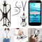K-S-Trade Qualitativ & Innovativ 3in1 Handykette Handyband Handykordel Halsband Smartphone-Ring Handy-Ring Für Energizer H500S Fingerhalterung
