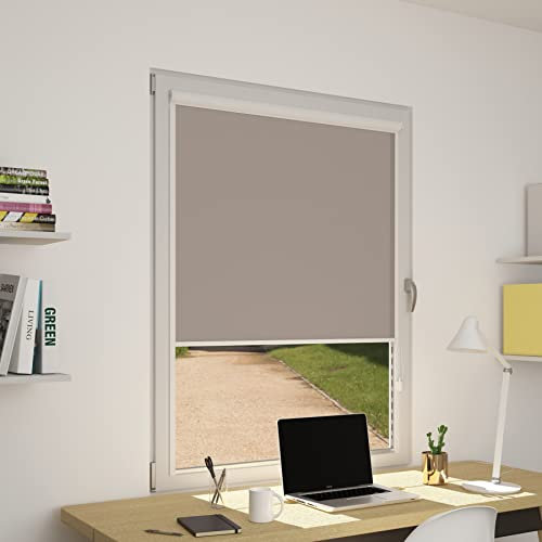 OR Tende - Tenda a Rullo a Vetro Filtrante TAGO con Fermavetro 150x150 cm su misura Personalizzabile per interni per porta finestra e basculante Made in Italy
