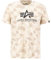 Alpha Industries Herren Camiseta Basic Camiseta Camo para Hombre Kurzarm Shirt, Sand Camo,