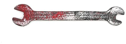 Axe | Saw | Knife | Spanner | Wrench | Premium Quality | Ultra Realistic and Resistant | Polystyrene | Horror Accessory | Party | Halloween | (Spanner)