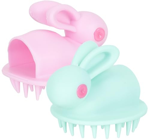 ibasenice Baby Shampoo Brush - 2pcs Baby Brush Kids Hair Brush Cradle Cap Shampoo Scalp Scrubber Deep Cleansing Shampoo Scalp Massage Brush Baby Clean Brush Bathing Brush Bathing Hair Brush