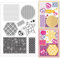 PH PandaHall Texture Board Clear Stamps Für Die Kartenherstellung Transparenter Silikonstempel Rechteckig/Sechseckig/Rund/Stern Bastelstempel Siegelstempel Für DIY Scrapbooking Stempel Fotoalbum