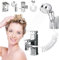 AUSYIWI Doccetta per Lavandino, Doccia per Rubinetti, Doccetta con Tubo, con Tubo Estensibile 1,5M, Perfetto per Il Lavaggio Dei Capelli,Animali,Del Bagno, Cucina