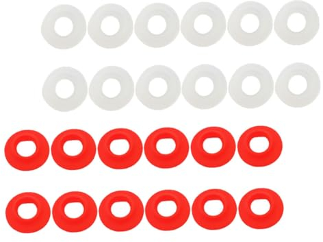 ABOOFAN 24pcs Gasket Swing Top Bottle Caps Flip Tops Replacement Lid Beer Bottle Swing Tops Swing Top Bottle Washers Swing Bottle Washer Plastic Clamshell The Swing High Pressure