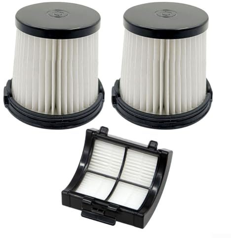 Filtros de repuesto para aspiradora inalámbrica para Shark Detect Pro IW3511 IW3120 IW1111 IW1120 (1 filtro trasero, 2 prefiltros)