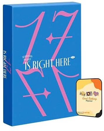Dreamus SEVENTEEN Album - BEST ALBUM '17 IS RIGHT HERE' DEAR Random Ver+Pre Order Benefits+BolsVos Exclusive K-POP Giveaways Package