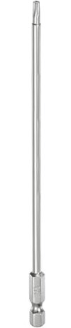 sourcing map T15 Security Torx Bit 1/4 Hex Shank 6 Long S2 Steel Magnetic Tamper Resistant Star Bits Screwdriver Torx Head with Hole for Driver Drill Bits Remove Fastening Screws