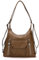 iCozzier Damen Crossbody-Tasche, Leder Schultertasche, Brusttasche, Bauchtasche, Boho-Stil, für Einkaufen und Reisen (Schultertasche3)