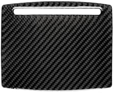 Kohlefaser-Abdeckleiste, Aufkleber, Zubehör, Dekoration, klassisch, kompatibel mit Audi A6 S6 C7 A7 S7 4G8 2012–2018 (Wasserbecher-Panel 9)