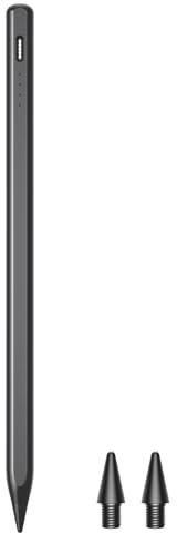 HJCE Lápiz de 2ª generación para Apple, lápiz para iPad 2018-2025, con rechazo de palma e inclinación, compatible con iPad (11(A16)/10/9/8/7/6), Pro 12.9''/11''/13''/M4, Air (3/4/5/M2/M3),Mini(7/6/5