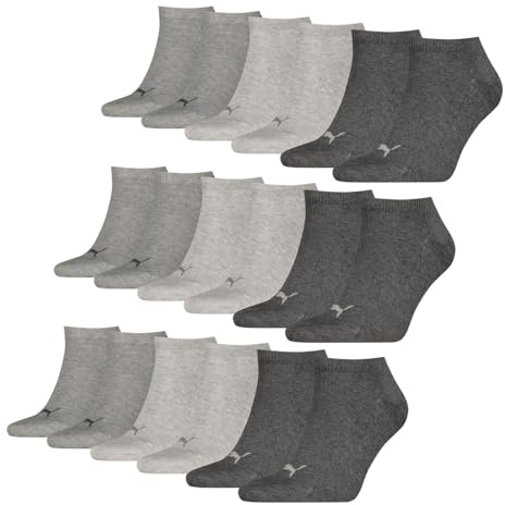 PUMA 9 Paar Unisex Herren Damen Sportsocken Kurzsocken Sneaker Socken