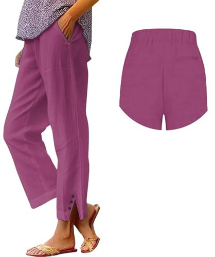 Pantaloni Elasticizzati Donna Tute Donne Pantaloni Donna Leggeri Estivi Tailleur E Giacca Moda Running Tunica Estiva Neri Push Up Vita Alta Bianchi da Cerimonia Eleganti Blu Eleganti