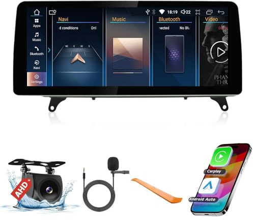 12.3 Octa Core 8G+128G Car CarPlay Android Auto Navigation Android Stereo für BMW X5 X6 E70 E71 2010-2013 GPS Touchscreen Haupteinheit Radio Display IPS Tablet Media Player