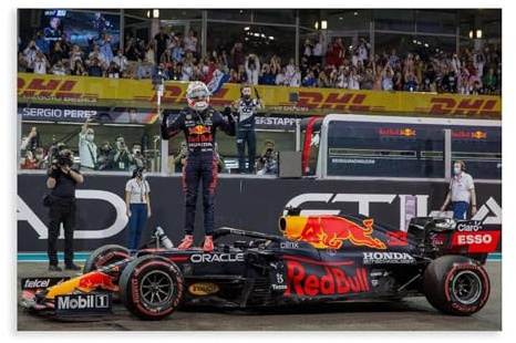 BNVJFNE Max Verstappen TV-Serie-Poster, 3 Stück, Leinwand-Poster, Schlafzimmer, Dekoration, Landschaft, Büro, Raumdekoration, Geschenk, 30 x 45 cm