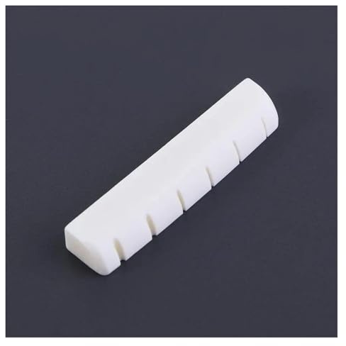 Gitarrensattel-Set 1 Set 6 String Knochen Gitarre Teile Zubehör Akustische Gitarre Sattel und Mutter