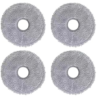 Compatible con Xiaomi Robot Vacuum X20 MAX/por D102GL D109GL Piezas de aspiradora Rodillo Principal Cepillo Lateral Filtro HEPA Paño fregona Bolsa Polvo(4pcs)