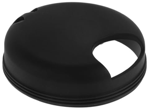 FUNOMOCYA Wide Mouth Splash Guard for Water Bottles Inner Lid Cap Anti-spill Easy Sipper Accessory Compatible with Nalgene Black Splashproof Cover for Drinking Cups