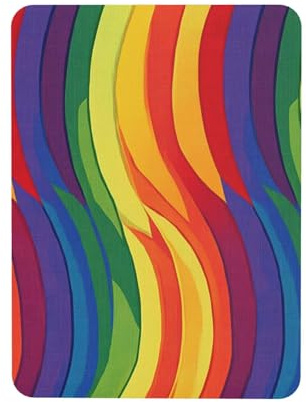 Kühlschrankmagnete, robust, rund, klein, Gay Pride, Regenbogen-Muster, dekorative Mini-Magnete für Whiteboard, Küche, Kühlschrank, Büro, Heimdekoration