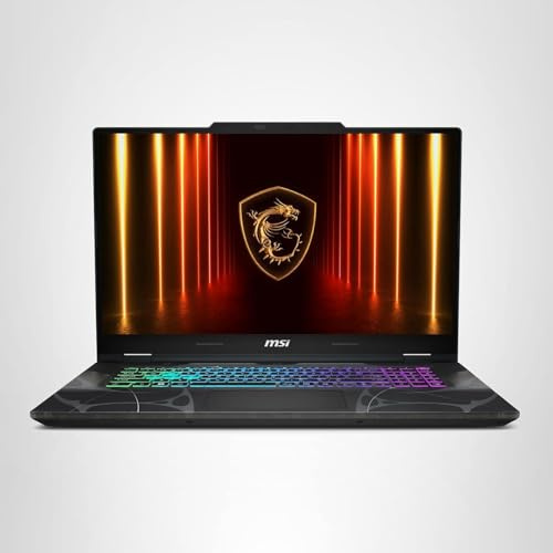 msi Cyborg 17 17.3 FHD 144Hz Gaming Laptop: Intel Core 5-210H, NVIDIA Geforce RTX 5060, 16GB DDR5, 1TB NVMe SSD, Type C, Wi-Fi 6E, Win 11 Home: Translucent Black