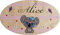 Plaque de Porte en bois personnalisée pour une Chambre d'enfant - Le prénom de la plaque en bois est personnalisable - cadeau de naissance personnalisé bébé Décoration (Koala)