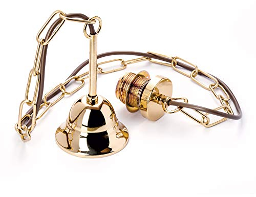 Kettenaufhängung Aufhängung mit Fassung E27 Schraubring Lampenaufhängung Lampen Kette (Messing)