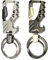 SUSSURRO 2 Pack Schlüsselbund Schlüsselanhänger Karabiner Schlüsselanhänger aus Metall Mini Carabiner Schlüsselbund für Schlüssel Camping Reisen