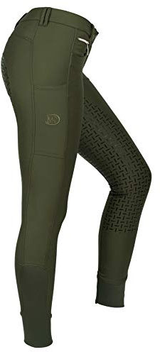 RidersDeal Collection Reithose mit Silikonvollbesatz und Handytasche, versch. Farben, Gr. 32-50, forest night, 36