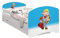 Happy Babies - Doppelseitiges Kinderbett MIT SCHUBLADE Modernes Design mit sicheren Kanten und Absturzsicherung Schaumstoffmatratze 7 cm. (190x90, 24. Bob der Baumeister)