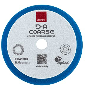 RUPES D-A Coarse Polierpad Pad Polierschwamm Polierscheibe blau hart 130-150 mm