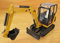 Mini pelle hydraulique CAT 302.5 1/32 modèle de voiture moulé sous pression
