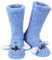 Disney Antirutschsocken Damen mit 3D-Ohren, One Size ABS Kuschelsocken Damen Antirutsch Haussocken Winter Frauen Geschenke (Blau Sherpa Stitch)