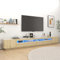 FIRBNUS Armario TV Mueble Television Mueble Salon Moderno Mueble TV Led Mueble para TV con Luces Led con Luces LED Color Roble Sonoma 300x35x40 cm Mueble TV Madera Muebles De Salon Modernos