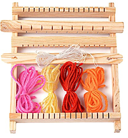 Xiaojikuaipao Loom Kit Wooden Carpet Hand Knitted Machine DIY Craft Woven Set