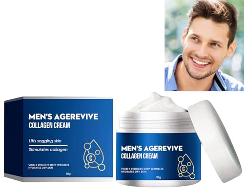 KOAHDE Kollagen Anti Falten Creme für Männer,Anti-Aging Gesichtscreme für Männer,Cream Antigen für Männer,Anti-Falten-Creme für Männer,Feuchtigkeitscreme mit Retinol,Kollagencreme für Männer,30G