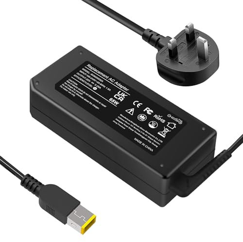 65W Adapter Charger for Len-ovo Thinkpad T470 T470S T460 E570 E560 L470 L460 L440 T440 T450 T540P X270 X250 X240, Yoga 2 11 11s 13 2 Pro, Flex 2 15 15D 14 10, IdeaPad S210 U430 U530 Power Cord Supply