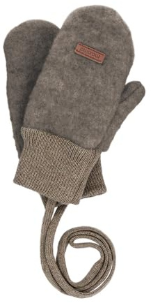maximo GOTS MINI-Handschuhe, Daumen Wollfleece, Strickbund