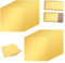 GUTERTOP 200 Stück Gold Folie 20 x 20 cm, Goldfolie zum Basteln, Blattgold für DIY Dekoration und Aufbewahrung Von Handgefertigte