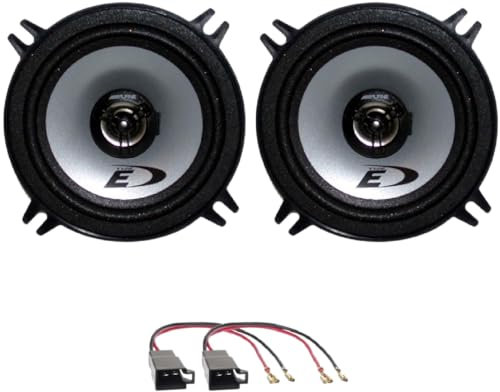 Kit 2 Casse ALPINE SXE-1325S per Renault Megane, Clio, Twingo, Scenic (vedi modelli) con 2 Connettori
