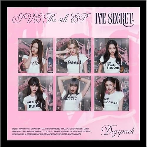 IVE Ive Secret [Digipack Ver.] 4th EP Album (REI ver.) + Extra photocards
