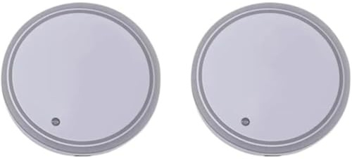 2PCS Car LED Luminous Cup Holder Coasters, For Peugeot 3008 5008 208 2008 GT 2016-2022 2023 308 SW 508 Cup Holders Insert Coaster Non-slip Anti-Spilt Auto Interior Accessories