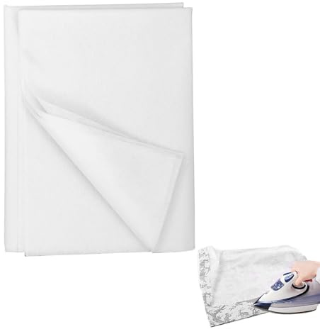 BIVYAX Vlieseline H250 Bügelvlies, 1 Stück Aufbügelbare Vlieseinlage 100 x 200 cm Weiß, vlieseline h250 Mittel (50g/m²) zum Nähen, Quilten und Basteln, Perfekt für Kleidung und Accessoires