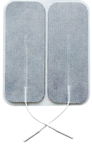 100 Stück selbstklebende Elektroden von der Marke ZEN-QI, 50x130 mm. Wiederverwendbar. Für TENS TIMS EMS Reizstrom-Geräte mit 2 mm-Stecker-Anschluss.
