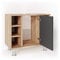 Vicco Meuble sous Vasque Simple Fynn, Anthracite/Chêne de Force doré, 60 x 54 cm
