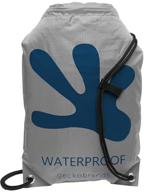 geckobrands Reiserucksack mit Kordelzug, 10 l, wasserdicht, leicht, für Strand, Wandern und Aktivitäten mit leichtem Wasser, für Damen und Herren