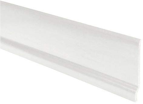 BATTISCOPA RESINA ESPANSA cf. 10 barre da 2 mt. (MM. 70X9 - BIANCO)