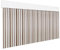 HOME MERCURY – Cortina Plana para Puerta Exterior o Interior, Material PVC – Libre de Insectos (210x120CM, Transparente+Filo Marron P3)